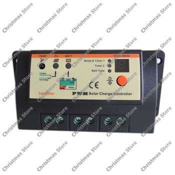 10A 12V 24V Auto Intelligence Solar Charge Controller Regulator with Timer and Light Sensor