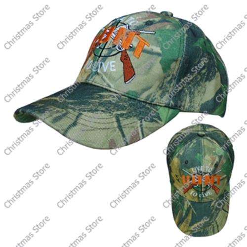 Live To Hunt - Hunt To Live Hunting Cap Camo