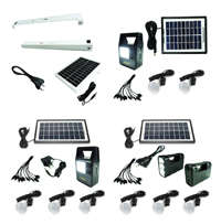 10 ON OFFER Digital Lighting Solar System Kit Camping Load Shedding Cellphone Charging ONLY THE BEST