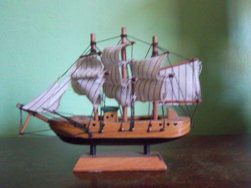 Small wooden ship