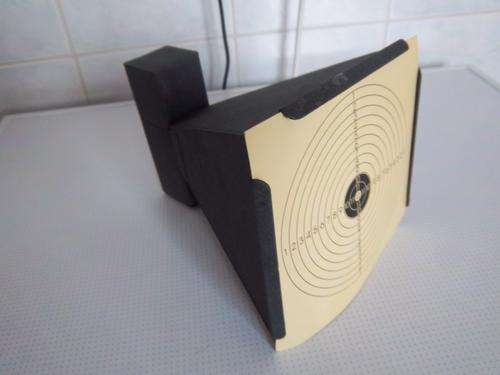 Target practice holder and 100 cards. (unused)