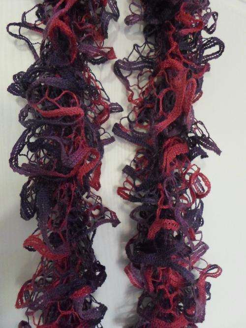 Scarf - Whirl - Purple Plum Pink Mix - 1.7m