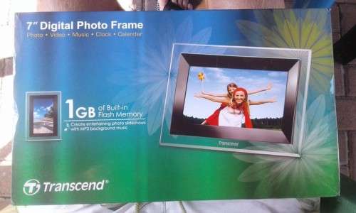 Transcend 7" Digital Photo Frame (New in Box)