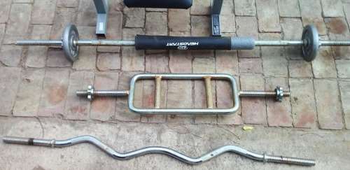 Trojan Performa Strength Bench and 3 bars set (READ DESCRIPTION)