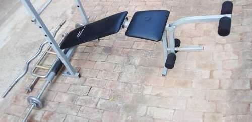 Trojan Performa Strength Bench and 3 bars set (READ DESCRIPTION)
