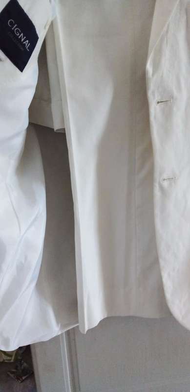 Cignal White Men`s Suit set (Jacket and pants) Markhams