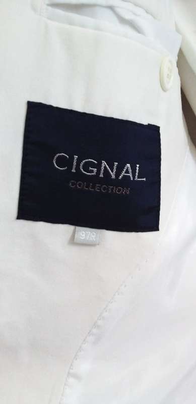 Cignal White Men`s Suit set (Jacket and pants) Markhams