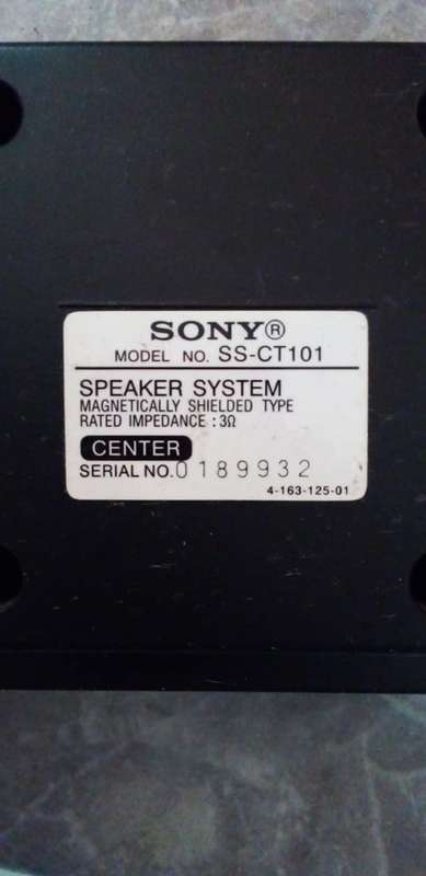 5 x Sony Speakers  and Sub-Woofer