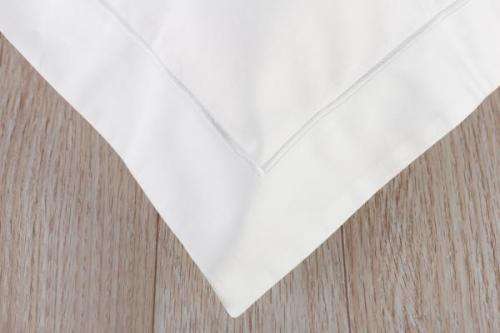 Oxford Satin Stitch 200 Thread Count 100% Pure Cotton Pillow Cases - White