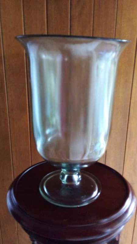 3.6kg. Mint New Art De Sol Recycled Glass Huge Vase  32cm x 22cm