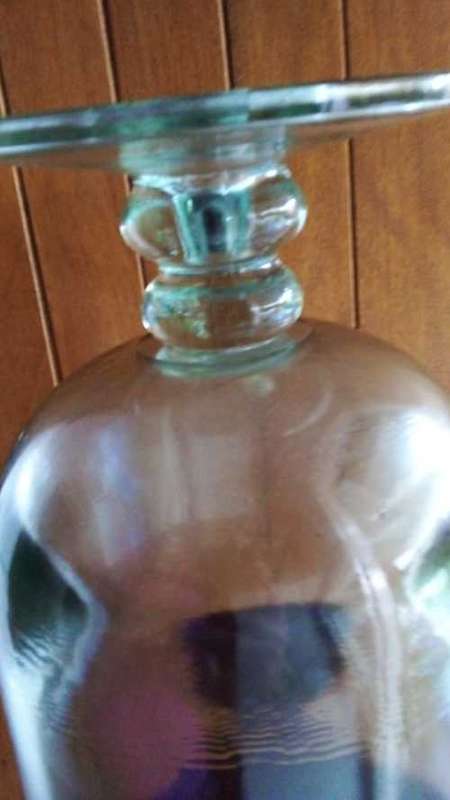 3.6kg. Mint New Art De Sol Recycled Glass Huge Vase  32cm x 22cm