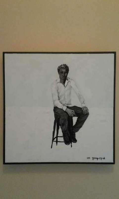Lee Templeton Original Art. REF 1284. Pensive