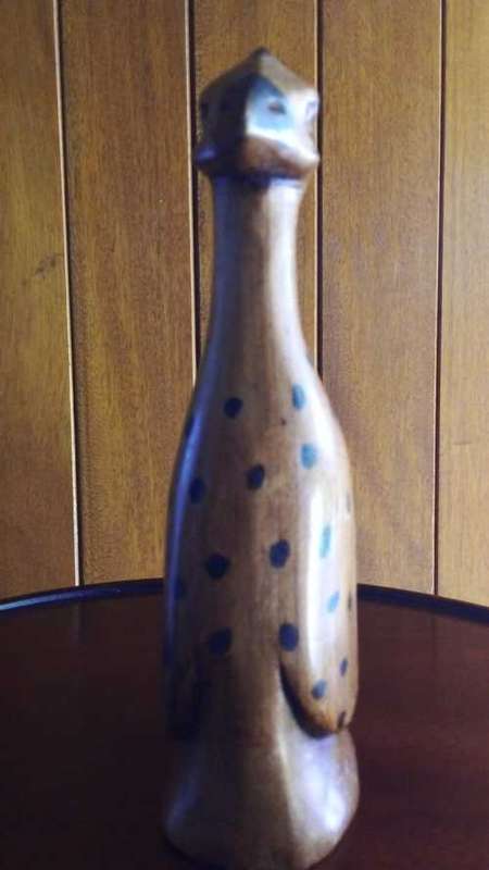 Wood Carved Guineafowl