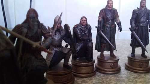 Collection of 12 Lord of the Rings Hand Painted Lead Figurines