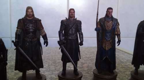 Collection of 12 Lord of the Rings Hand Painted Lead Figurines