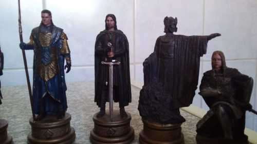 Collection of 12 Lord of the Rings Hand Painted Lead Figurines