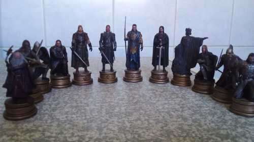 Collection of 12 Lord of the Rings Hand Painted Lead Figurines