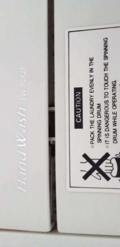 SAMSUNG SW70X2P Top Loader 5kg Washing Machine. (READ DESCRIPTION)