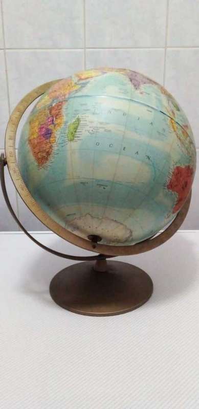 Vintage Replogle Stereo Relief Globe on Stand Circa 1960 (READ DESCRIPTION)