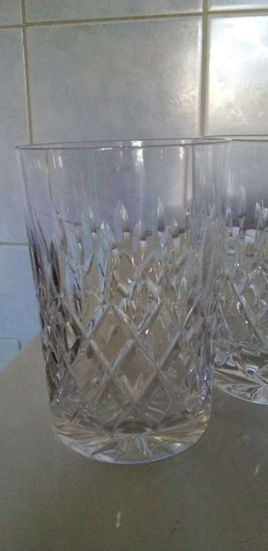 Set of 6 Lead Crystal Glasses