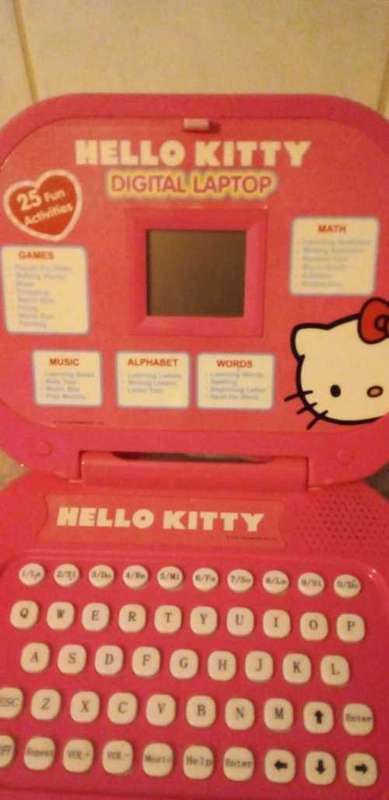 Hello Kitty Working Kids Laptop and Working Toy Cellphone (READ DESCRIPTION)