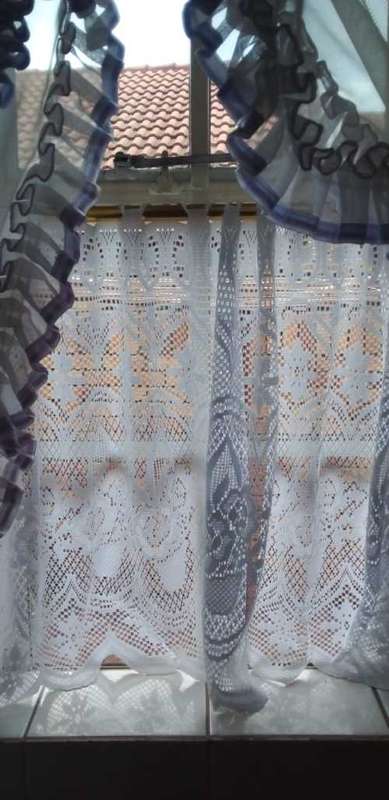 4 Piece Kitchen or Bathroom Curtain Set