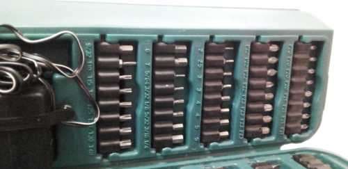Makita 6722DW Cordless Drill Set in Box. Huge set. Unused