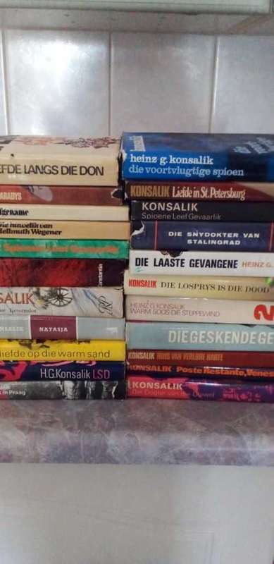 A Collection of 22 Hardcover Heinz G Konsalik Novels