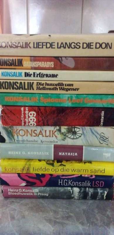 A Collection of 22 Hardcover Heinz G Konsalik Novels
