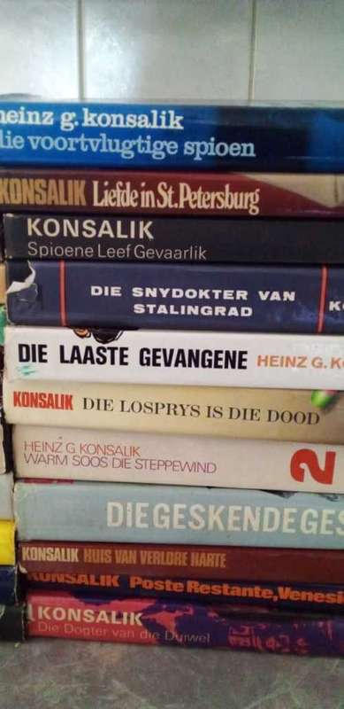 A Collection of 22 Hardcover Heinz G Konsalik Novels