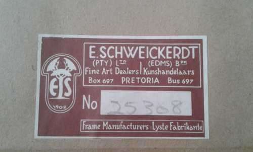 Gregoire Boonzaier 1959 Linocut (READ DESCRIPTION)