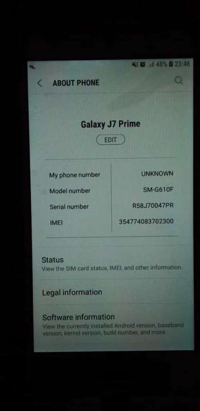 Samsung Galaxy J7 Prime Phone with New Screen (READ DESCRIPTION)