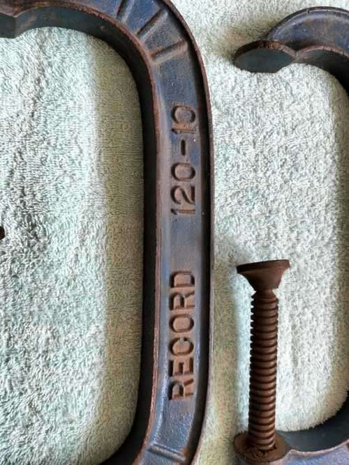 4 x Large Record Quality G Clamps