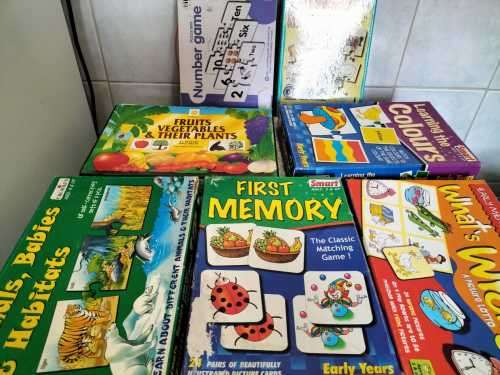 7 x Boxed Early Development Educational Games (ALL COMPLETE)