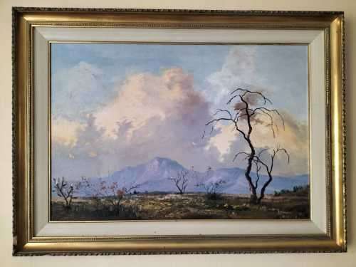 Large and Rare Original Hennie Griesel Oil Painting
