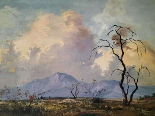 Large and Rare Original Hennie Griesel Oil Painting