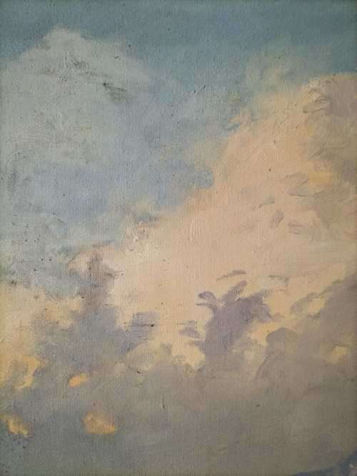 Large and Rare Original Hennie Griesel Oil Painting