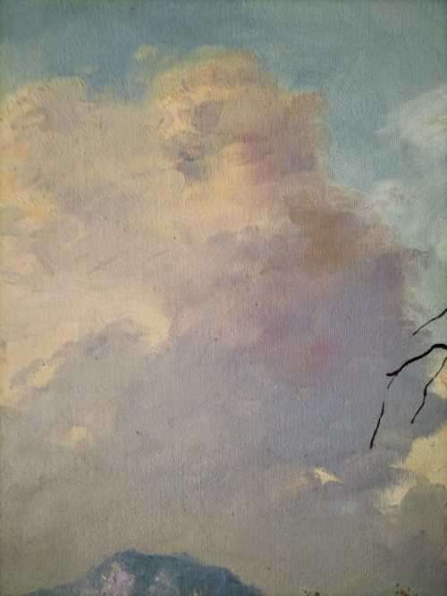 Large and Rare Original Hennie Griesel Oil Painting