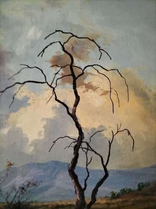 Large and Rare Original Hennie Griesel Oil Painting