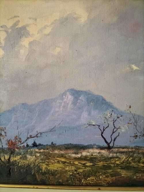 Large and Rare Original Hennie Griesel Oil Painting