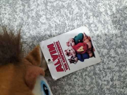 Pair of Genuine Alvin and the Chipmunks Plush Soft Toys