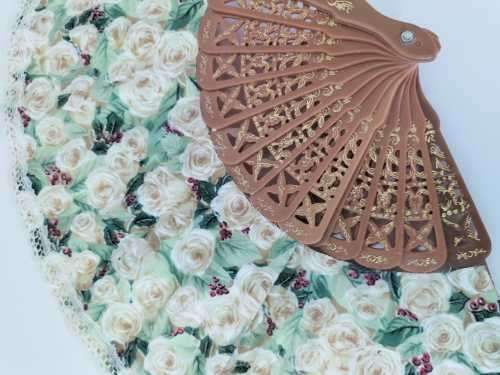 2 x Vintage Hand Fans