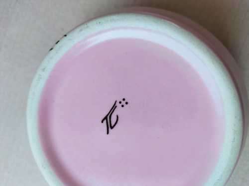Vintage Pink Trinket Dish