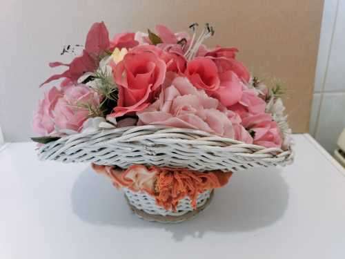 Basket of Quality Artificial Flowers (SET 13 of 13)