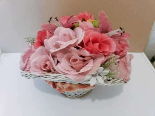 Basket of Quality Artificial Flowers (SET 13 of 13)