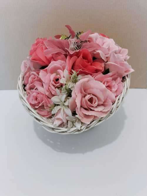 Basket of Quality Artificial Flowers (SET 13 of 13)
