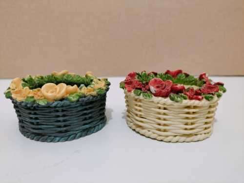2 x Resin T-light Candle Holders