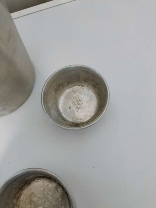 5 Piece Vintage Aluminum Measuring Set (3 of 3)