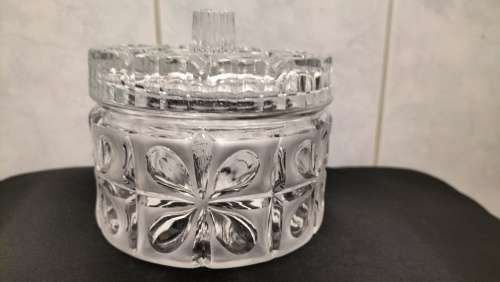 Magnificent Glass with Frosted Finish Trinket Holder