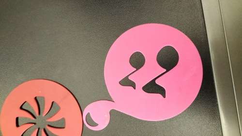 Set of Ten Coffee/Cappuccino Stencils Silicone